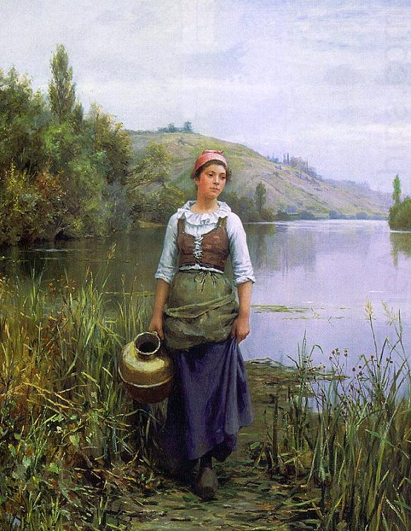 By the Riverside, Daniel Ridgeway Knight